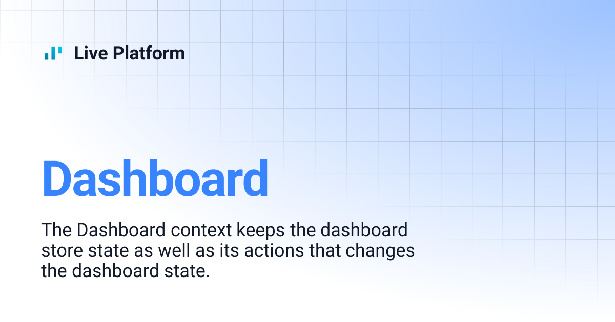 Dashboard | Live Platform